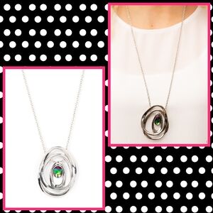 2/$10 Paparazzi Luminous Labyrinth - Multi   Necklace